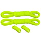 Yassı, Elastik,100 cm, Tak Bırak Ayakkabı Bağcığı, Bağlamaya Gerek Olmayan Yeni Nesil, Özellikle Spor,Convers Ayakkabılar İçin Pratik, Akıllı Bağcık (1 Çift) (NEON YEŞİLİ)