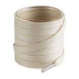 Yassı Mumlu Ayakkabı Bağcığı, Casual, Bot, Klasik ve Spor Ayakkabılar İçin Bağcık, 1 Çift (Bej, 90 cm)