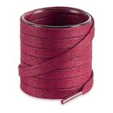 Yassı Mumlu Ayakkabı Bağcığı, Casual, Bot, Klasik ve Spor Ayakkabılar İçin Bağcık, 1 Çift (Bordo, 100 cm)