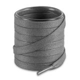Yassı Mumlu Ayakkabı Bağcığı, Casual, Bot, Klasik ve Spor Ayakkabılar İçin Bağcık, 1 Çift (Gri, 70 cm)
