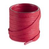 Yassı Mumlu Ayakkabı Bağcığı, Casual, Bot, Klasik ve Spor Ayakkabılar İçin Bağcık, 1 Çift (Kırmızı, 120 cm)