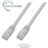 Yassı Patch Kablo, Utp, Cat. 5e, 7.5 Metre, Awg 30/7, Beyaz Renk