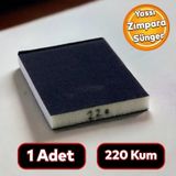 Yassı Sünger Zımpara 9.5 X 12.5 Cm Takoz Blok Flex Taşlama Ahşap El Zımparası 220 Kum 1 Adet