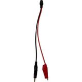 Yastech 12 Volt Kuru Tip Aküler Için Krokodil Timsah Maşalı Kablo