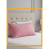Yastık Alezi Kapitoneli 50X70 Kırçıllı Dokuma Soft Model 1 Adet - Açık Pembe