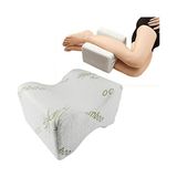 Yastık Bambu Yastık Ortopedik Bacak Arası Yastığı Destekli Ortopedik Avokado Yastık - 10 cm