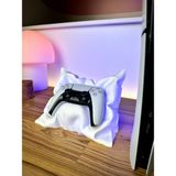 Yastık Görünümlü Ps5 Kol Standı, Kol Tutucu Yastığı , Ps4 / Ps5 Uyumlu Joystick Kumanda Standı - Beyaz