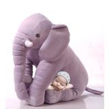 Yastık Hediyeli-Uyku Arkadaşım Peluş Fil - Büyük Yumuşacık(85 Cm)- Sevgiliye Hediye - Lila