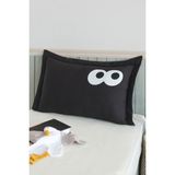 Yastık Kılıfı Oxf. Funny Siyah - 50x70