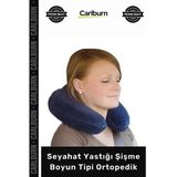 #Yastık Konforlu Ergonomik Yumuşak Dokulu Sağlam Pratik Seyahat Yastığı Şişme Boyun Tipi Ortopedik