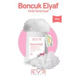 Yastık Yorgan Oyuncak Dolum Malzemesi Antialerjik Yapışmaz 1.Kalite %100 Temiz Boncuk Elyaf 6 Kg