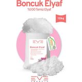 Yastık Yorgan Oyuncak Dolum Malzemesi Antialerjik Yapışmaz %100 Temiz Boncuk Elyaf 10 kg - 10 x 30 cm - Beyaz