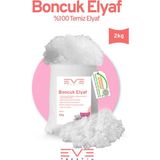 Yastık Yorgan Oyuncak Dolum Malzemesi Antialerjik Yapışmaz %100 Temiz Boncuk Elyaf 2 kg - 10 x 30 cm - Beyaz