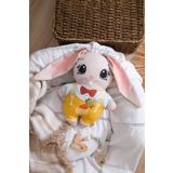 yastıktoy handmade toys estd 2022 Yastıktoy El Yapımı Peluş Hayvan Yastık Oyuncak - TAVŞAN | 35 cm | Uyku Arkadaşı