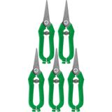 Yatağan Zeybek Göcen (5 Adet) Narenciye Üzüm Bağ Budama Makası 19 cm (Yeni) Yz-53 - Çok Renkli
