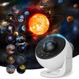 Yatak Odası için Galaxy Projektör, Güneş Sistemi ve Takımyıldızlı, 13'ü 1 arada Planetaryum Yıldız Projektör, Tavan için Gece Lambası - Zamanlayıcılı 360° Dönen, Ayarlanabilir Düğme, Çocuk Yetişkin