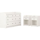 Yatak Odası Takımı, Beyaz, 3'lü Set