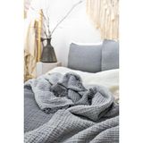 Yatak Örtüsü 4 Katlı Müslın 100 Pamuk Yumuşak Lüks Yazlık Pike Çift Kişilik Battal Boy 240 - Çok Renkli - 1 x 32 x 27 cm