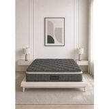 Yatakcım Aura Comfort Ultra Full Ortopedik Pedli Tavşan Tüyü Torba Yaylı Yatak (ANTRASIT)140X190 - Antrasit - Gri - 140 x 190 cm