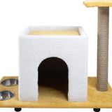 Yataklı Kedi Evi Pugalo Yataklı Büyük Kedi Evi