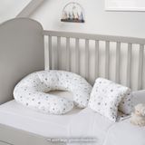 Yataş %100 Pamuk Emzirme ve Destek Minderi – Ergonomik, Çok Yönlü, 55x55x12 cm, Anne ve Bebek İçin