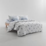 Yataş Alita %100 Pamuk Çift Kişilik Ranforce Nevresim Takımı - Mavi - 200 x 220 cm