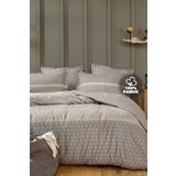 Yataş Amora 160x220 cm Gri Tek Kişilik Nevresim Takımı