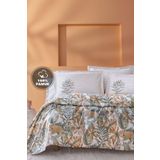Yataş Amy Tek Kişilik%100 Pamuk Pike Takımı - Turuncu 160 x 220