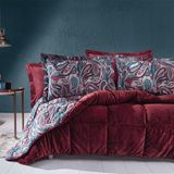 Yataş Bedding Barlett Tek Kişilik Bordo Triola Set