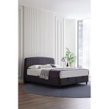 Yataş Bedding Canto Baza, Silver Başlık Tek Kişilik 2'li Set 120x200 - Antrasit
