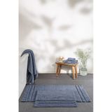 Yataş Bedding Felicia Banyo Paspası Seti - İndigo (50x60 cm + 60x100 cm) Indigo