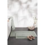 Yataş Bedding Felicia Banyo Paspası Seti - Nil Yeşili (50x60 cm + 60x100 cm) Nil Yeşili