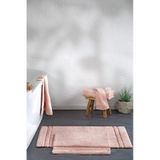 Yataş Bedding Felicia Banyo Paspası Seti - Pudra (50x60 cm + 60x100 cm) Pudra