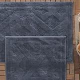 Yataş Bedding Milo İndigo 50x60+60x100 cm Banyo Paspası Seti