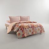 Yataş Bianca %100 Pamuk Çift Kişilik Ranforce Nevresim Takımı - Pembe - 200 x 220 cm