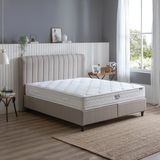 Yataş Blue Star Yatak, Lento Baza, Somni Başlık Tek Kişilik 3'lü Set - Bej - 100 x 200 cm