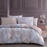 Yataş CharMe Valeri Çift Kişilik Kadife Saten Nevresim Takımı - Pudra - 200 x 220 cm