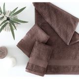 Yataş Essentials Penye Pamuk Misafir Havlusu 3'lü Set - Kahverengi 30X50 cm - 30 x 50 cm