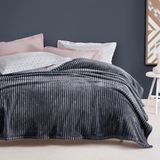 Yataş Holly Wellsoft Battaniye Çift Kişilik - Antrasit - 200 x 220 cm