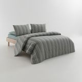 Yataş Lunel Tek Kişilik Ipliği Boyalı %100 Pamuk Nevresim Takımı - Indigo - 160 x 220 cm