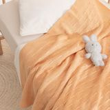 Yataş Mini Curl Triko Bebek Battaniye - Somon - 80 x 100