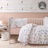 Yataş Mini Nuala Bebek Ranforce %100 Pamuk Nevresim Takımı - Pudra - 100 x 150 cm