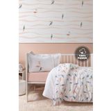 Yataş Mini Nuala Bebek Ranforce%100 Pamuk Nevresim Takımı - Pudra 100 x 150