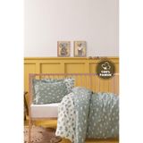 Yataş Mini Povey Bebek Ranforce%100 Pamuk Nevresim Takımı - Adaçayı 100 x 150