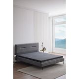 Yataş Optimum Support Yatak, Sovene Başlıklı Karyola 3'lü Set - Koyu Gri