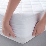 Yataş Perle 90x190 cm Full Kenar Alez Tek Kişilik Pamuklu Kumaş ile Yatak Koruma - 90 x 190 cm - Beyaz