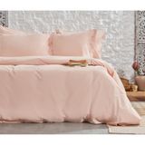 Yataş Plain Battal Boy Ranforce Yıkamalı Nevresim Takımı - Blush, 240 x 220