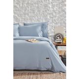 Yataş Plain Battal Boy Ranforce Yıkamalı Nevresim Takımı - Indigo, 240 x 220