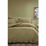 Yataş Plain Battal Boy Ranforce Yıkamalı Nevresim Takımı - Yeşil 240 x 220