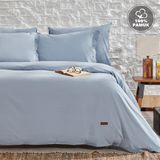 Yataş Plain Çift Kişilik Ranforce Yıkamalı Nevresim Takımı - Indigo - 200 x 220 cm - İndigo
